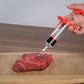 5 Stainless Steel Needles Spice Syringe Set BBQ Meat Flavor Injector Kithen Cooking Sauce Marinade Syringe Accessories