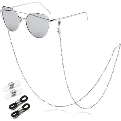 SAM & LORI Stylish Eyeglass Chain for Women-Silver/Gold/Rosegold/Black