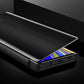AICase Galaxy Note 9 Case, Luxury Translucent View Window Front Cover Mirror Screen Flip Smart Electroplate Plating Stand 360 Full Body Protective Case for Samsung Galaxy Note 9 (Midnight Black)