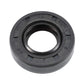 uxcell Oil Seal, TC 10mm x 20mm x 7mm Nitrile Rubber Cover Double Lip with Spring for Bearing Shaft, Black