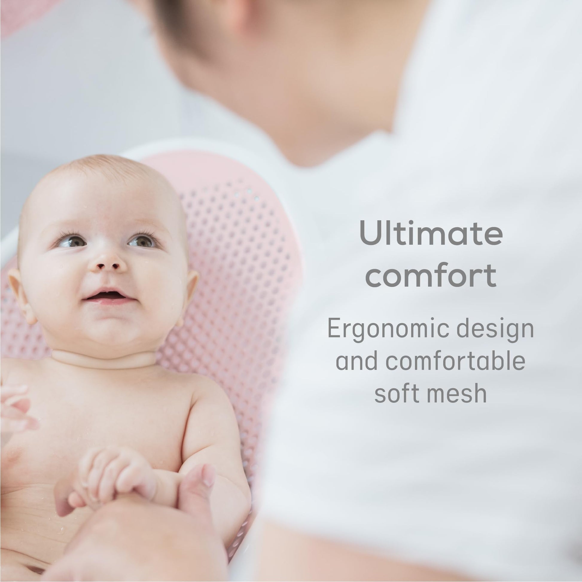 Buy now Angelcare Baby Bath Support (Pink) | Ideal for Babies Less than 6 Months Old at indiglob india