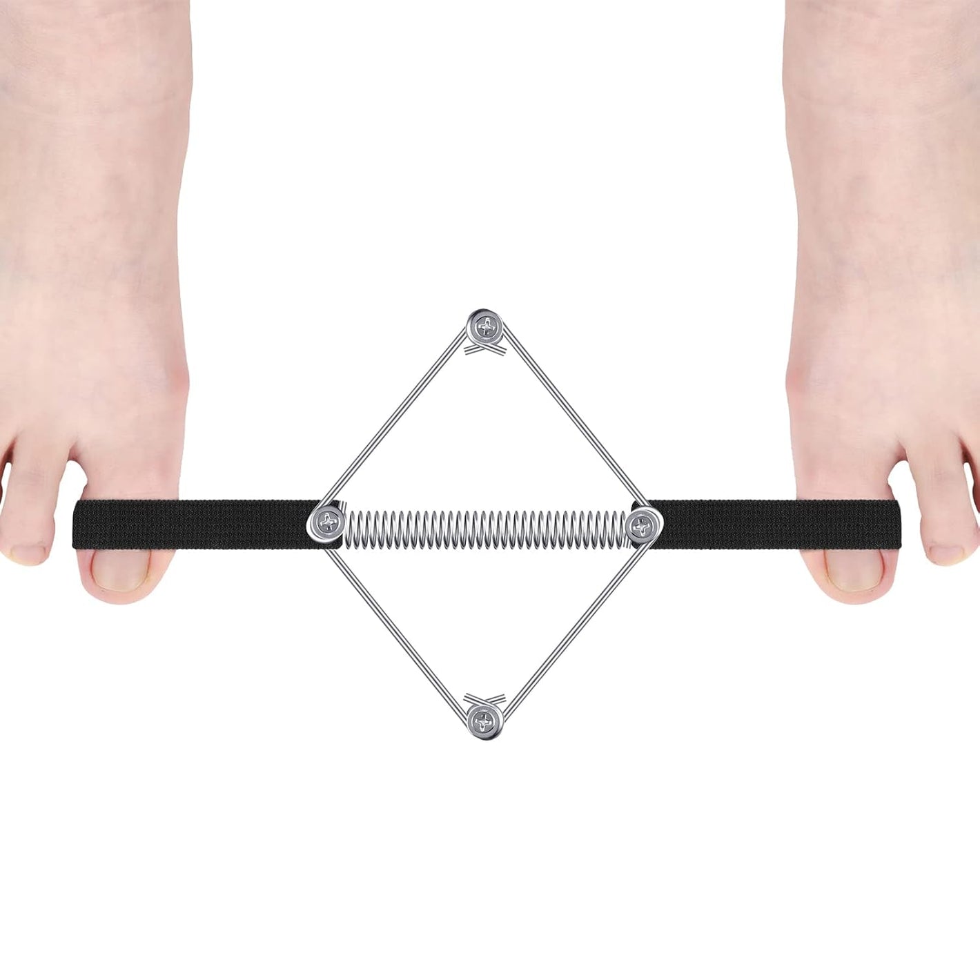 Pilates Toe Stretcher Bunion, Hallux Valgus Big Toe Strap Spacer Tension Bunion Exercise Band Stretchy Alignment Splint Restores Pain Relief for Women Men