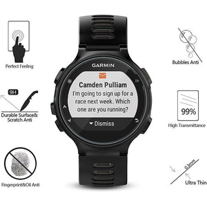 (Pack of 4) Tempered Glass Screen Protector for Garmin Forerunner 735XT, Akwox [0.3mm 2.5D High Definition 9H] Premium Clear Screen Protective Film for Garmin Forerunner 735XT - My Store