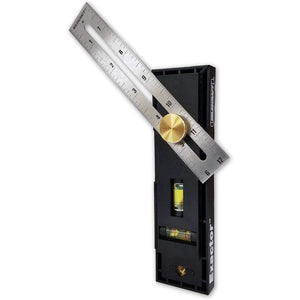 Milescraft 8406 Exactor - 9-in-1 Multi-Purpose, Measuring and Marking Tool for Woodworking and More