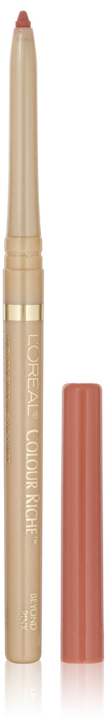 Buy now L'Oreal Paris Colour Riche Lip Liner Pencil, Creamy Lip Liner with Omega 3 and Vitamin E, 783 More Chocolate (Brown) Beyond Pink 0.01 Ounce (Pack of 1) at indiglob india