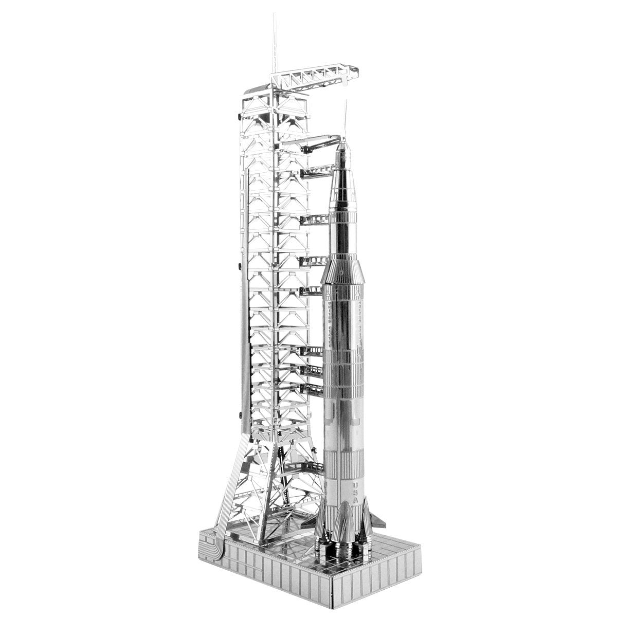 Buy now Fascinations Metal Earth Apollo Saturn V with Gantry 3D Metal Model Kit at indiglob india