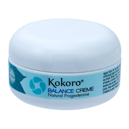 Kokoro Balance Creme for Women | Skin Moisturizing | 2oz Jar | No Phytoestrogens | Recommended Since 1996 in What Your Doctor May Not Tell You About Menopause by John R Lee, MD