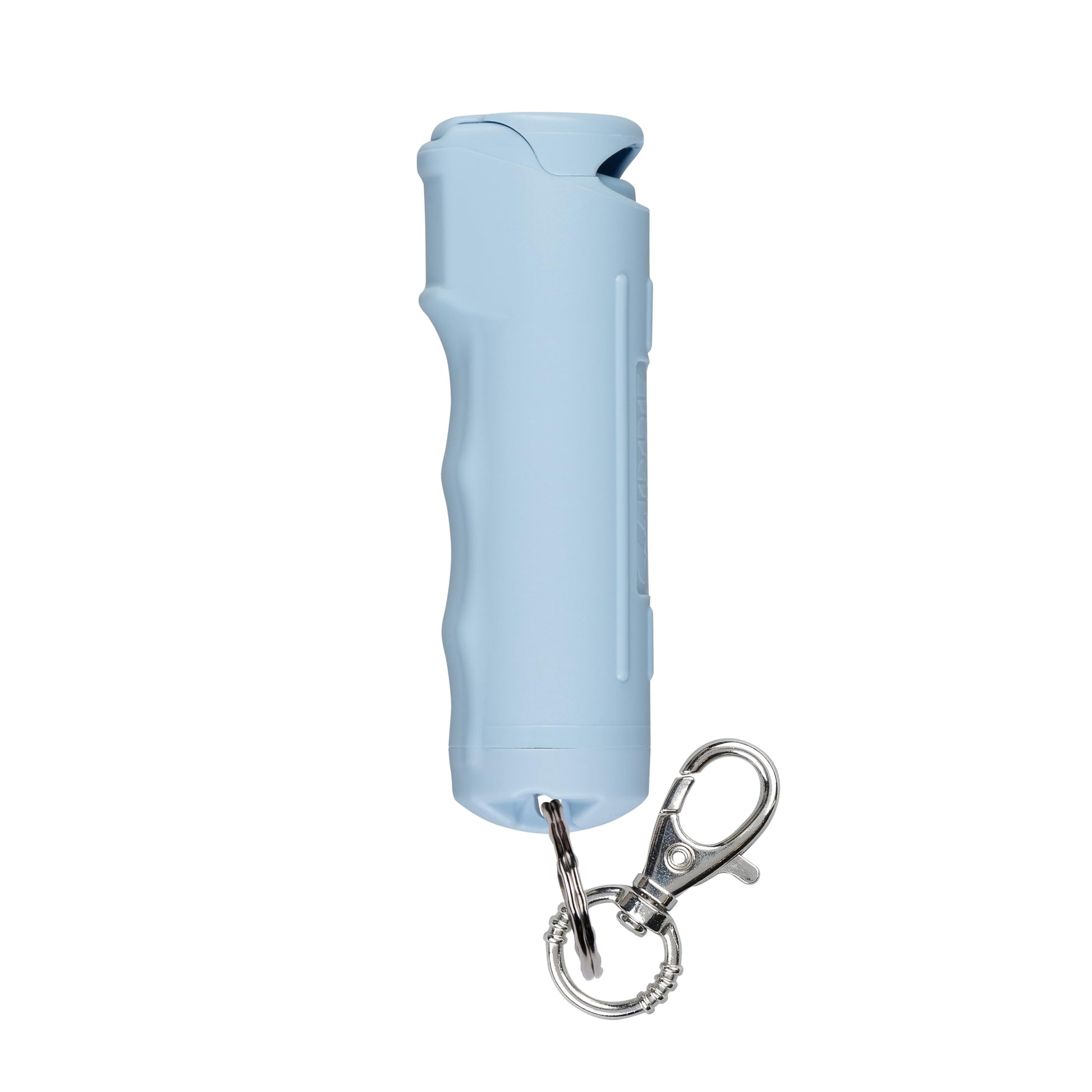 Buy now Sabre Pepper Gel - Fast Flip Top, Snap-Clip Keychain, Easy to Use & Carry, Maximum Police Strength OC Spray with UV Dye for Self Defense, 10 Second Spray Time, Finger Grip for Faster Aim, 0.54 fl oz Chambray Blue at indiglob india