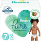 Pampers Pure Protection Baby Diapers, Size 5 (27+ lbs), 132 Count, Up to 100% Leakproof, Premium Plant-based Skin Protection, Hypoallergenic Soft Diapers