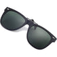 Polarized Clip On Sunglasses Over Prescription Glasses Anti-Glare UV Protection Fishing Driving Sunglasses