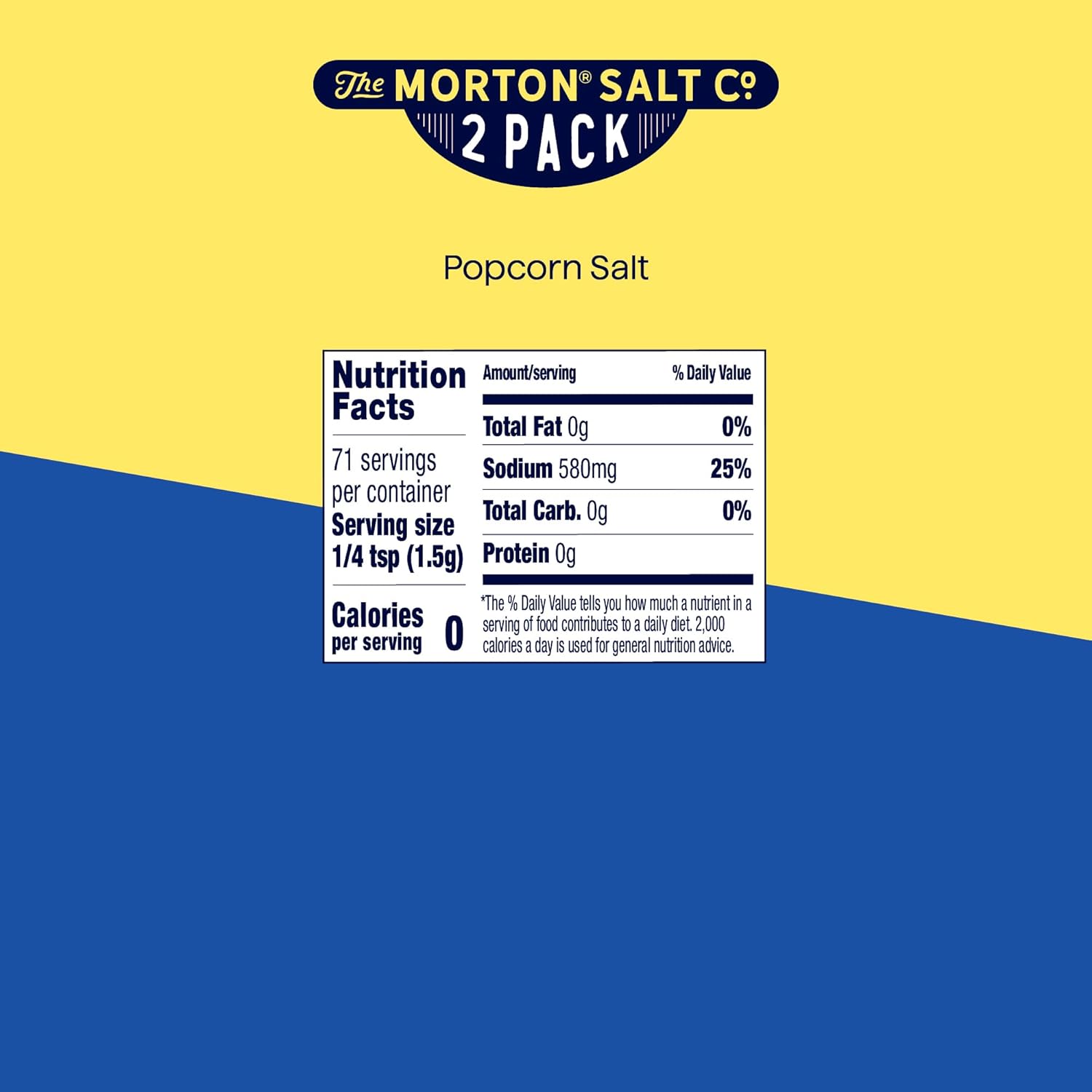 Buy now Morton Popcorn Salt, (3.75 oz), 2-Pack, Perfect for Popcorn & Seasoning at indiglob india