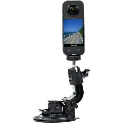 Car Mount Suction Cup Dashboard Camera Holder, Compatible with Insta360 One X2, Portable Vehicle DVR