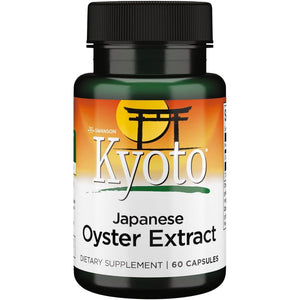 Swanson Kyoto Japanese Oyster Extract - Natural Supplement Promoting Drive & Wellness for Men & Women - (500 Milligrams 60 Capsules)
