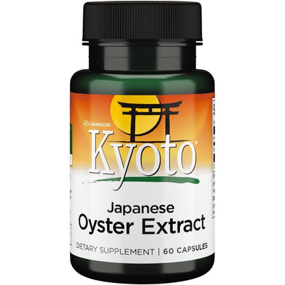 Swanson Kyoto Japanese Oyster Extract - Natural Supplement Promoting Drive & Wellness for Men & Women - (500 Milligrams 60 Capsules)