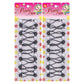 28 Pcs Hair Accessories: 12mm Bubble Twinbead Ponytail Holders with Balls for Girls and Toddlers (Black/White)