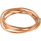 uxcell Refrigeration Tubing, 1/16" OD x 1/32" ID x 6.5 Ft Soft Coil Copper Tubing