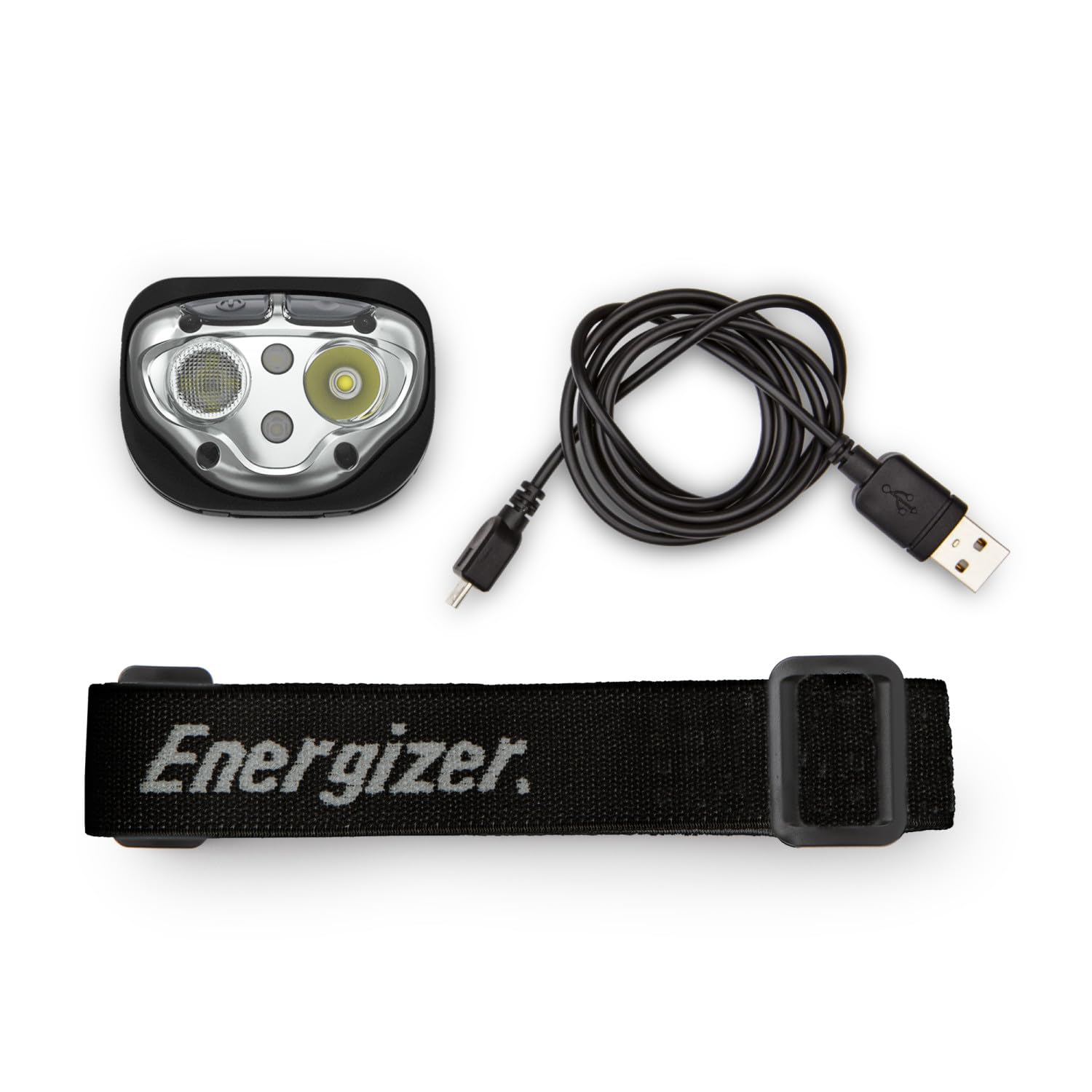 Buy now Energizer PRO-400 Headlamp Rechargeable, IPX4 Water Resistant Rechargeable Headlamp, Ultra Bright Multiple Light Modes Head Lamp, Camping, Running, Outdoors, Emergency Light, USB Included at indiglob india