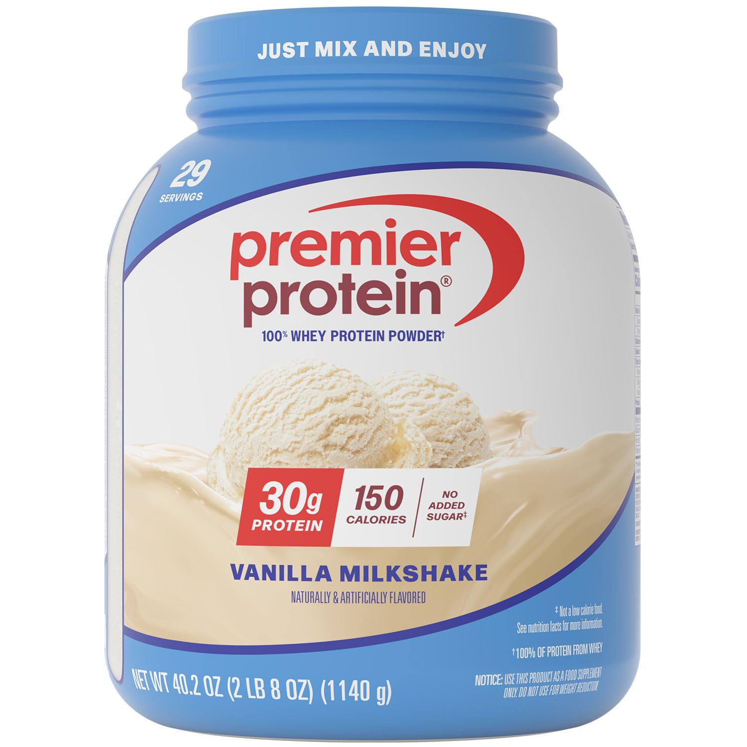 Buy now Premier Protein Powder, Vanilla Milkshake, 30g Protein, 1g Sugar, 100% Whey Protein, Keto Friendly, No Soy, Gluten Free, 23.3 oz, 17 Servings (Packaging May Vary) Vanilla 2.51 Pound (Pack of 1) at indiglob india