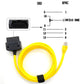 OBD to Ethernet ，ENET Rj45 Cable ethernet Connector Tools to OBD2 Cable Coding F-Series, 6.6ft/2M Cable