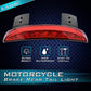 KATUR Motorcycle 8 LED Stop Chopped Fender Edge Running Brake Rear Tail Light Compatible with Harley Sportster XL 883N 1200N XL1200V XL1200X Red Light