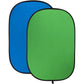 Fotodiox Pro Collapsible Background - 5x7’ Chromakey Green/Chromakey Blue 2-in-1 Background Panel