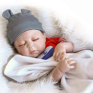 Buy now Zero Pam 18 inch Asleep Newborn Baby Reborn Baby Dolls Soft Silicone Full Body Waterproof Anatomically Correct Relistic Boy Doll Gifts for Toddler Kids at indiglob india