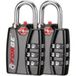 Forge TSA Approved Luggage Locks - Black 2 PK
