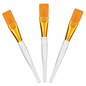 Facial Mask Brush - Premium Soft Face Brushes Mask Applicator for Applying Clay Mask Eye Peel Serum or DIY Needs (3-Pack)