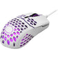 Cooler Master MM711 60G Glossy White Gaming Mouse with Lightweight Honeycomb Shell, Ultraweave Cable, 16000 DPI Optical Sensor and RGB Accents