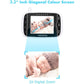 HelloBaby Baby Monitor with Remote Pan-Tilt-Zoom Camera and 3.2'' LCD Screen, Infrared Night Vision (Black)