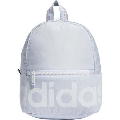 adidas Linear Mini Backpack Small Travel Bag Discontinued, Purple Tint/White, OSFA