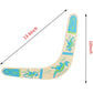Boomerang for Kids, Australia Style Handmade Wooden Authentic Boomerang, V-Shaped Returning Boomerangs for Ages Above 10 Years Old Kids and Adult- Blue