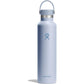 Hydro Flask Water Bottle - Insulated Stainless Steel - Non Spill, Leakproof in 24 Oz White