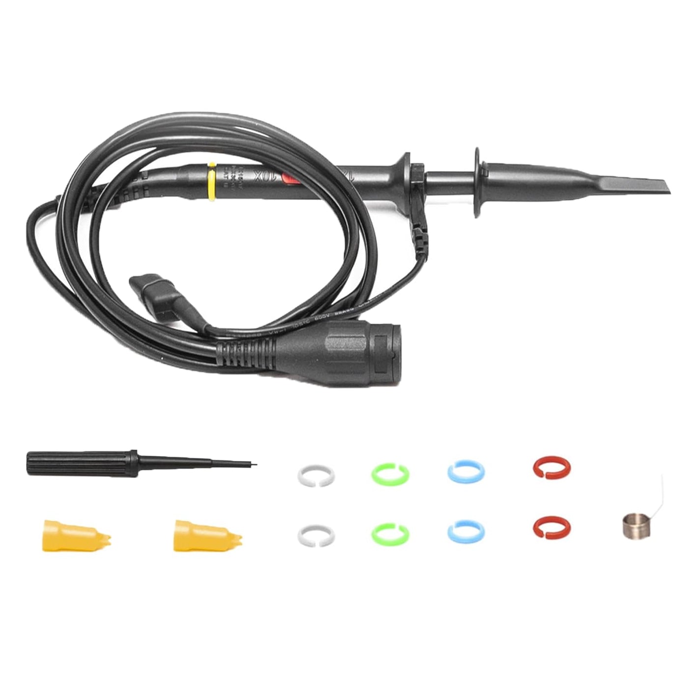 Buy now Hantek PP80B 2pcs Oscilloscope Scope Clip Probe 1x:10x Oscillograph Rapier 80MHz at indiglob india