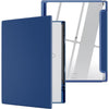 Case for Remarkable 2 Paper Tablet with Pen Holder for Remarkable2 10.3" 2020 Release, Hard Back Shell Protective Book Folio Cover,Black Folio - Dark blue Folio