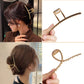 ANBALA Gold Hair Clips, Metal Large Claw Clips for Thick Hair Big Jaw Clips for Hair, Butterfly Hair Clips Hair Accessories for Women