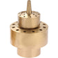 1" (G1/DN25) Brass Fountain Nozzle – Spray Height 1.5M, Coverage 1.3M, for Garden Pond & Decorative Water Features – [Size: Fit for 1 Inch Male Thread Only]