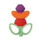 Infantino Lil’ Nibbles Textured Silicone Teether, BPA-Free Baby Teething Toy, Soft, Easy to Hold, Sensory Stimulation for Infants, Carrot