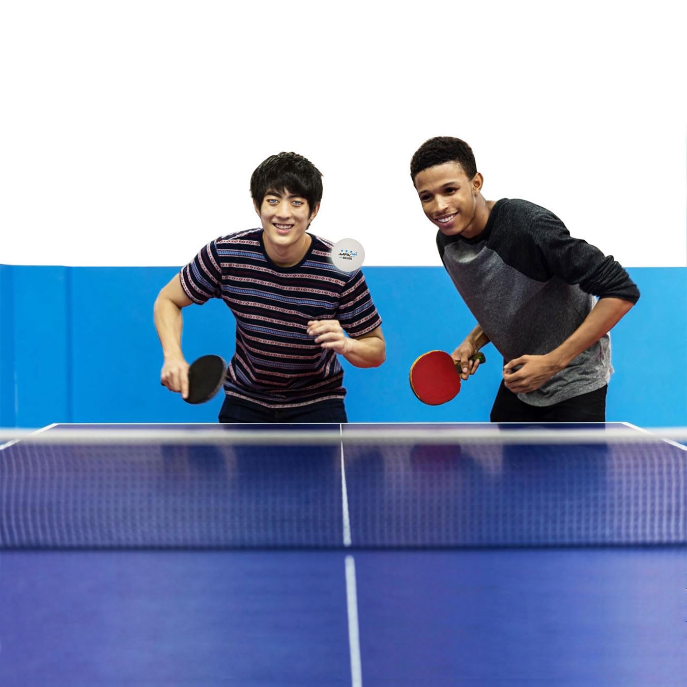 Buy now MAPOL 100 Pack White 3-Star Table Tennis Balls Advanced Training Ping Pong Ball at indiglob india