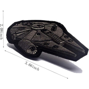 4 Pieces Embroidered Morale Hook and Loop Fastener Tactical Patches