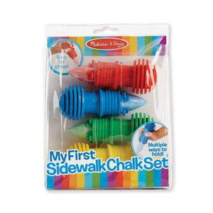 Buy now Melissa & Doug My First Sidewalk Chalk Set with Holders - 4 Chalk Sticks and 4 Holders at indiglob india