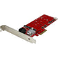 StarTech.com M2 PCIe SSD Adapter - x4 PCIe 3.0 NVMe / AHCI / NGFF / M-Key - Low Profile and Full Profile - SSD PCIe M.2 Adapter , TAA (PEX4M2E1)