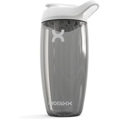 Promixx Pursuit Protein Shaker Bottle (24 oz) – Silent No-Ball Mixer, Leak-Proof Lid, BPA/BPS & Phthalate-Free ECOZEN – Easy-Clean Shaker Cup for Protein Shakes, Pre & Post-Workout Smoothies