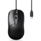 Perixx PERIMICE-209 3 Button USB Wired Mouse - Optical - 1000 DPI - 5.9 Ft Cable - Black