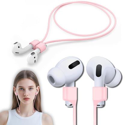 Buy now 5 Pack Ultra Strong Magnetic AirPods Pro Straps, Anti-Lost Neck Cord for AirPods Pro 3 2025,AirPods 4th, AirPods Pro 2nd/1st, AirPod 3rd, AirPod 2nd/1st - 5 Pcs Silicone Sports Lanyard and 2 Ear Hook B3-pink at indiglob india