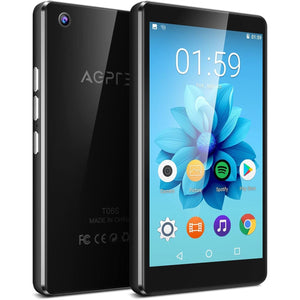 AGPTEK T06S WiFi MP3 Player with Bluetooth and 5MP Camera, 4 inch Touch Screen 16GB MP4 Player Lossless Music Player, Support APPs, Spotify, Browser