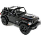 KiNSMART - Jeep Wrangler Rubicon Off Road 4x4 5 inch 1:34 Scale Die Cast Model Replica Toy Car (Blue Hardtop)