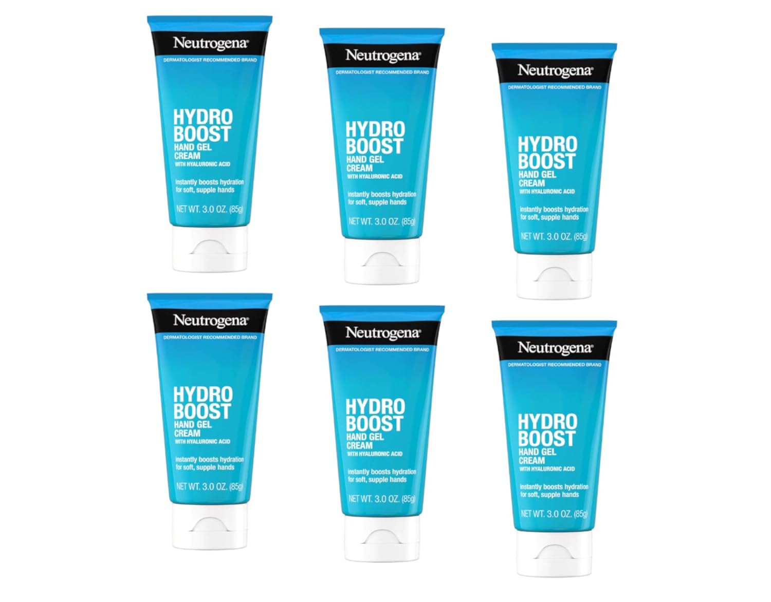 Buy now Neutrogena Hydro Boost Hydrating Hand Gel Cream with Hyaluronic Acid for Instantly Quenched, Soft & Supple Hands, Lightweight, Non-Greasy & Quick Absorbing Hand Lotion, Travel Size, 3 Oz 3 Ounce (Pack of 6) at indiglob india