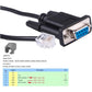 DB9 to RJ11 RJ12 6P6C LAN Network Serial Console Cable for Sevo Drive Leadshine Stepper Communication