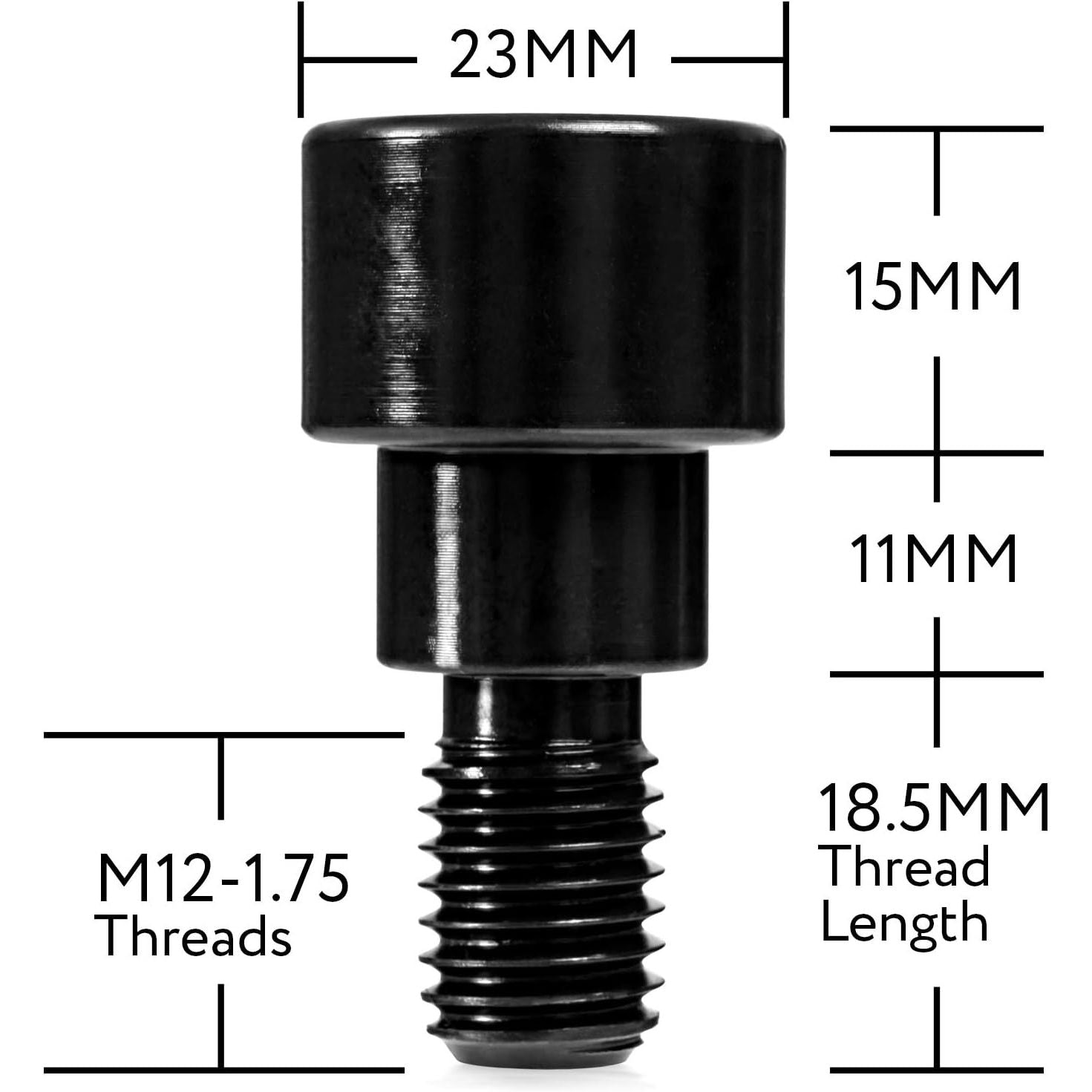 Buy now IMPRESA 2-Pack Hex Bolts for Olympic Bars/Olympic Bar Replacement Bolt at indiglob india